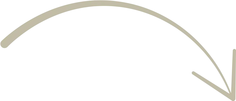 Flèche courbée pointant vers le QR code